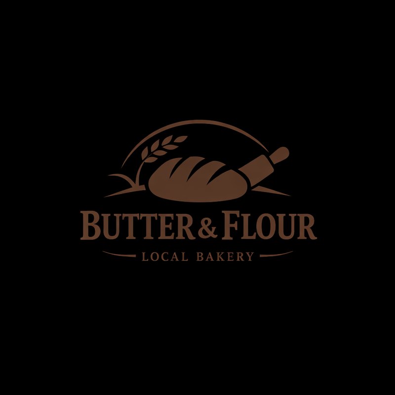 Что получилось: Логотип пекарни: слово Field заменено на Butter. Модель gpt-image-1.5.